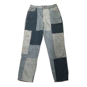 70's-Inspired Hollister Patchwork Jeans Size 27/27 Hippie Festival